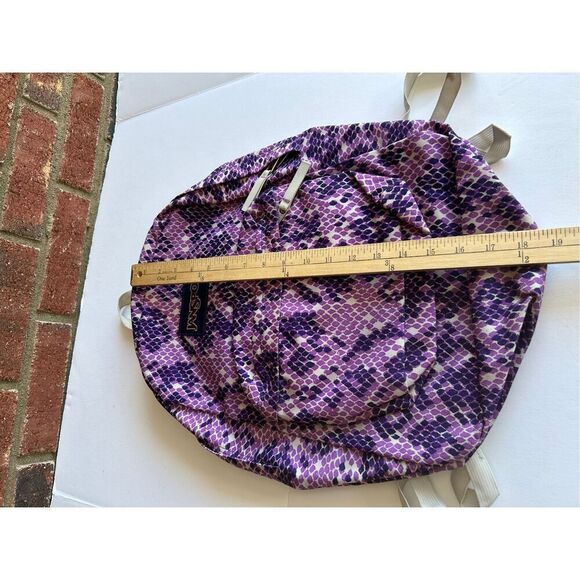 JanSport backpack purple blues 18x15” - Picture 4 of 5